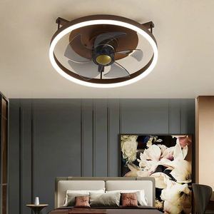 Hot Sale Decor Forward Reverse 3 Blades DC Motor 5-Speed Quiet <b>Ceiling</b> Fan Lamps Led Hanging Fan <b>Lights</b> Remote Wall Control Iron - Product Image 2