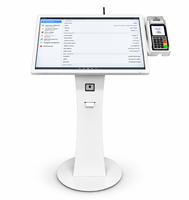 Kiosque de paiement en libre-service Android 32/43 pouces avec écran tactile et lecteur de paiement pour hôtels et restaurants