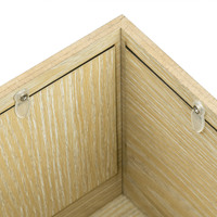 Boîte en bois d'érable personnalisée style art populaire organisateur de papeterie de bureau porte-stylo rotatif cube cadre photo souvenir en bois créatif