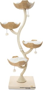 En gros Arbre à chat griffoir en bois tressé en forme d'arbre - Product Image 6
