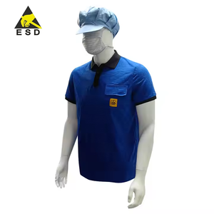 Özelleştirilmiş takım Fallout 4 Ilford Antistaticum anti-statik bez Microclean temiz oda giyim Esd T Shirt - Product Image 5