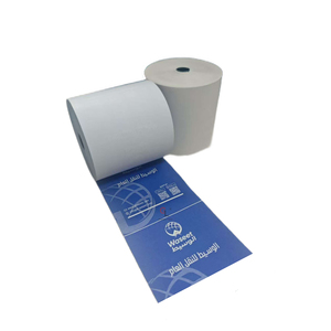 Tùy chỉnh in nhiệt Giấy cuộn 80x80mm 50 cuộn cho tiền mặt đăng ký POS và <span class=keywords><strong>ATM</strong></span> vé hấp dẫn giá cả - Product Image 1