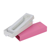 Boîte cadeau de luxe haut de gamme personnalisée à deux niveaux en carton noir pour montre avec insert en mousse
