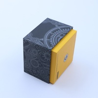 Boîte d'emballage électronique personnalisée de luxe noire rigide avec couvercle et fond, boîte d'emballage pour écouteurs, boîte d'emballage pour montre intelligente, emballage pour montre
