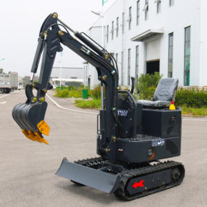 Mini excavadoras Casa eléctrica hidráulica pequeña zanjadora con accesorios - Product Image 6