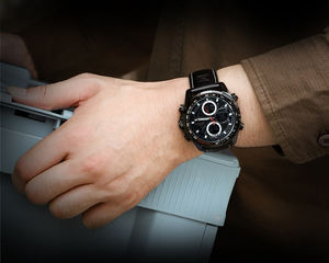 Relogio NF9197L 패션 남성 쿼츠 무브먼트 스포츠 시계 정품 가죽 스트랩 방수 럭셔리 시계 남성 무료 배송 시계 - Product Image 5