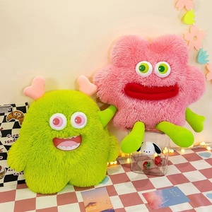 Peluche Monstre à Grande Bouche Tricolore, Jouet Amusant et Ornement Décoratif, Idéal pour Cadeaux de Fêtes et Décoration Intérieure, Vente en Gros - Product Image 1