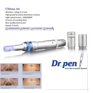 Stylo à micro-aiguilles électrique professionnel <span class=keywords><strong>Dr</strong></span> <span class=keywords><strong>Pen</strong></span> <span class=keywords><strong>Ultima</strong></span> <span class=keywords><strong>A6</strong></span>, rechargeable, étanche, pour le rajeunissement de la peau du visage et du corps, appareil de beauté - Product Image 1