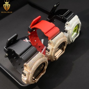 Blingdiam đồ trang sức sang trọng đồng hồ 925 Bạc VVS1 moissanite Ice out kim cương chất lượng cao vượt qua Kim Cương Tester người đàn ông Phụ nữ - Product Image 6