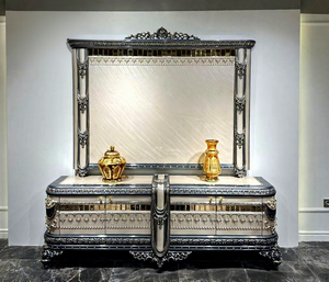 Luxury Indian Heritage Wooden TV Wall <b>Unit</b> with Intricate Carving And Storage Cabinets Classic Teak Wood TV <b>Unit</b> Manufacturer UK - Product Image 4