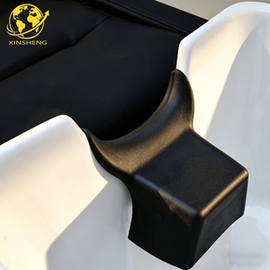 Moderna Cama <span class=keywords><strong>de</strong></span> Spa <span class=keywords><strong>para</strong></span> Cabeza <span class=keywords><strong>de</strong></span> Acero Inoxidable Negro, Impermeable, con Cabezal <span class=keywords><strong>de</strong></span> Cerámica, <span class=keywords><strong>para</strong></span> Salón <span class=keywords><strong>de</strong></span> Belleza, con Reposapiés Ajustable <span class=keywords><strong>de</strong></span> Cuero Sintético, <span class=keywords><strong>para</strong></span> Baño - Product Image 6