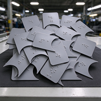 Plaque tactile braille pour boutons d'ascenseur, étiquette tactile accessible, points en relief personnalisés, panneau de commande d'ascenseur public, modèle 011