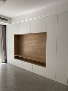 כל הבית התאמה אישית קיר רכוב טלוויזיה יחידת עיצוב מודרני ארון קיר יחידת טלוויזיה עם אח hivingroom רהיטים - Product Image 4