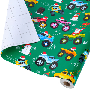 Custom Eco-Friendly Recyclable Marble <b>Pattern</b> Art <b>Paper</b> Roll Double-Sided Coated PE Waterproof Digital Printing Gift Packaging - Product Image 4