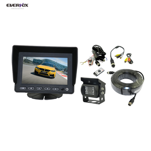 Moniteur multimédia pour voiture, avec écran 5 pouces, caméra de recul, tv, 360 - Product Image 5