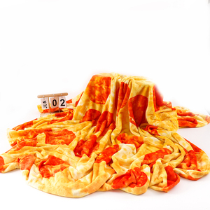 Manta de tortilla roja impresa de alta calidad, manta de <span class=keywords><strong>pizza</strong></span> <span class=keywords><strong>pepperoni</strong></span>, manta de comida para regalo - Product Image 1