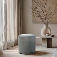 Ottoman rond moderne haut de gamme pour vanité chambre salon cuisine salle de bain nouveauté tabourets et poufs de qualité