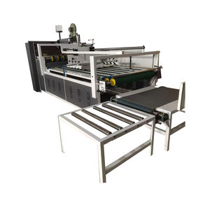 LC-BZX2800 Halbautomat ische Ordner-Klebe maschine Wellpappen-Falt klebe maschine - Product Image 3
