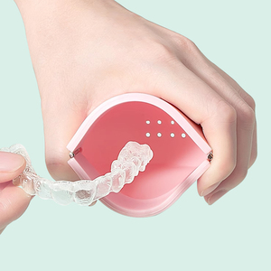Customized Slim Plastic Retainer Case <b>Denture</b> Case Sealed Braces <b>Box</b> Mouth Guard False Teeth Holder Oral Hygiene Supplies - Product Image 2