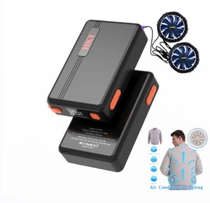 Climatiseur portable <span class=keywords><strong>19V</strong></span> alimenté par batterie, <span class=keywords><strong>Powerbank</strong></span> rechargeable 20000mAh, chargeur de téléphone portable, refroidissement électrique, Power Bank AC - Product Image 6