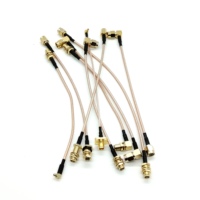 Pas de quantité minimale de commande personnalisé RP SMA mâle à femelle MMCX tnc bnc n mâle câble coaxial coaxial RG174 RG178 RG316 câble de raccordement en queue de cochon