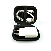 Étui de rangement pour câbles de charge, étanche, antichoc, en EVA rigide, portable, pour appareils électroniques, sac de rangement pour gadgets