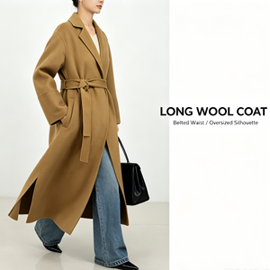 Abrigos para Mujer, Suaves como una Nube, 90% Lana, 10% Cachemira, Ropa de Abrigo para Invierno, Citas Sociales en Cafés del <span class=keywords><strong>Centro</strong></span> - Product Image 4