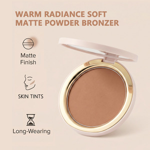 <span class=keywords><strong>Poudre</strong></span> bronzante mate douce WARM RADIANCE, longue tenue, pour sculpter le visage, <span class=keywords><strong>poudre</strong></span> pressée pour un contouring, fini bronze doux et uniforme pour la peau, maquillage - Product Image 3