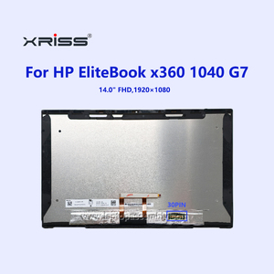 จอ LCD แท้ขนาด 14.0 นิ้ว สีเงิน รุ่น x360 1040 G7 สำหรับแล็ปท็อป พร้อมชุดประกอบหน้าจอแบบเต็ม พร้อมใบรับรอง CE สำหรับเปลี่ยน - Product Image 1