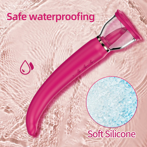 Masseur de mamelons pour femmes, jouets sexuels, vibrateurs rouge rose, stimulation de la masturbation vaginale, clitoris, stimulation de la langue, vibrateur léchant - Product Image 2