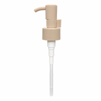 Pompe à huile nettoyante PP 20/410 avec clip de verrouillage pour démaquillant, huile pour le visage, emballage de soins de la peau, OEM