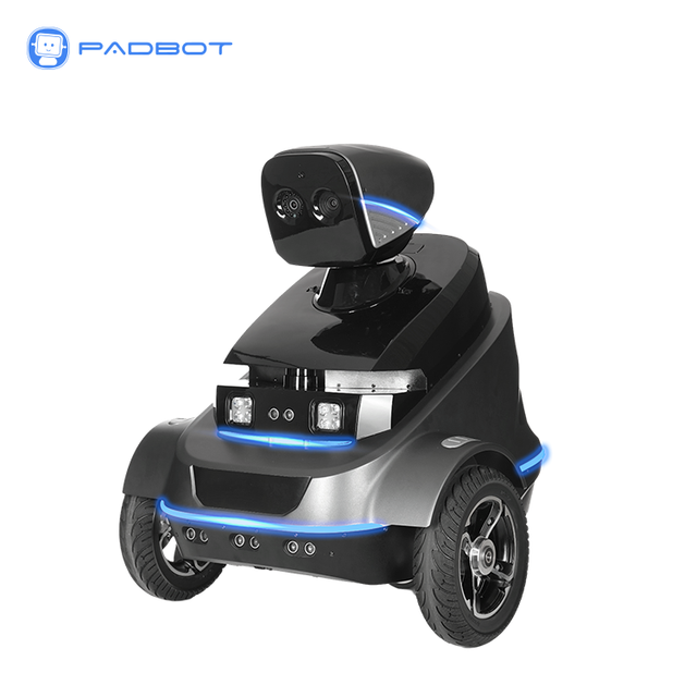 Autonomous Navigation Indoor Patrol Robot Bodyguard Trading Night Club Security Guard Robot