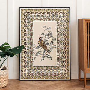 Decorazione per la casa moderna tela d'oro Alhamdulillah Poster stampa immagine da parete Cuadros <span class=keywords><strong>vetro</strong></span> islamico 5d Diamond Art Painting - Product Image 2