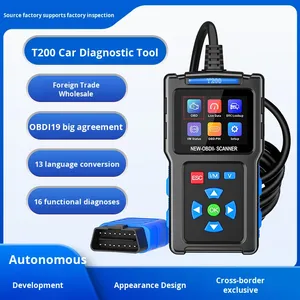 T200 Auto Scanner Cross-Border Car Fault Diagnosis Instrument OBD2 Engine Detector Code Reading Battery Diagnostic Tools Obd - Product Image 5