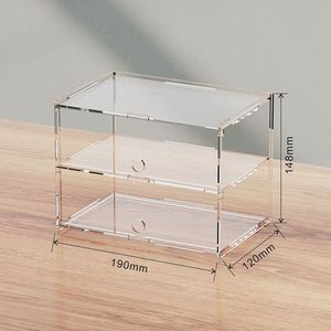 2025 Chất lượng cao Acrylic hiển thị trường hợp 100 1:64 bánh xe hiển thị trường hợp một bánh xe 2023 Acrylic Hộp lưu trữ - Product Image 3