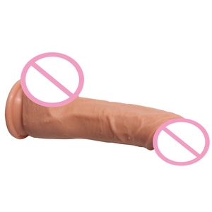 Juguete sexual para mujeres, Negro Grande consolador, Juguetes sexuales hechos en China, Juguetes sexuales, consolador, vibrador para mujeres, consoladores, vagina, doble densidad, Silicona - Product Image 2