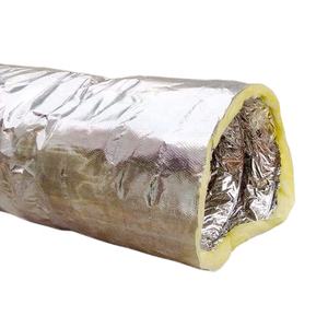 <span class=keywords><strong>Conduit</strong></span> flexible <span class=keywords><strong>isolé</strong></span> en aluminium DFV-A20-10M 8 po x 5 m pour système CVC, utilisation extérieure sur escalier - Argent - Température -30 à +<span class=keywords><strong>150</strong></span> °C - Product Image 3