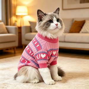 Suéter Rosa para Perro, Diseño de Moda de Alta Calidad, Sudadera para Perro, Ropa para Perro de Otoño e Invierno - Product Image 5
