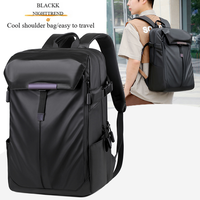 Tas Ransel Kain Film Anti Air DWR Trendy, Tas Laptop Kapasitas Besar Tahan Lama untuk Kantor, Perjalanan, dan Bersepeda