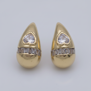 Meilleure vente de clous d'oreille de conception de soleil de style d'été pour femmes alliage d'or rose de haute qualité avec diamant perle bijoux de mode à la mode - Product Image 1