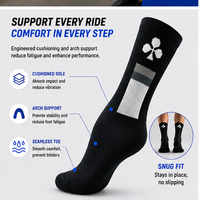 Chaussettes de cyclisme mi-mollet Colnago, tricotées pour vélos de route et de montagne, chaussettes de sport unisexes anti-transpiration et antidérapantes