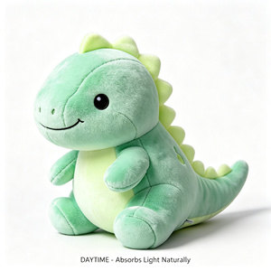 Peluche de dinosaure lumineuse sans piles, vente en gros OEM personnalisée, jouet doux pour enfant, compagnon de sommeil nocturne - Product Image 5