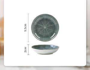 Nordic Style <b>Dinnerware</b> <b>Sets</b> Ceramic Household Under Glazed Color Wholesale Tableware Thickened Rice Bowls Gold Edged <b>Set</b> - Product Image 5