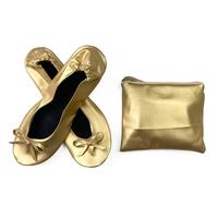 Chaussures de mariage pour femme en promotion – Ballerines plates pliables avec sac, idéales pour les invitées et après la fête