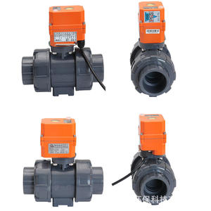 วาล์วบอลไฟฟ้า PVC แบบกำหนดเอง พร้อมรีโมทคอนโทรลไร้สาย <span class=keywords><strong>WiFi</strong></span> ทนความร้อนสูง สำหรับสื่อน้ำ รองรับ OEM - Product Image 5