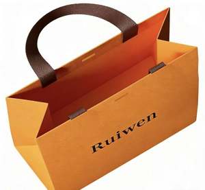 Wholesale Custom Printed Brand Logo Design Promotion Luxury <b>Clothing</b> Retail Gift Shopping Jewellery Paper <b>Bag</b> With Handle - Product Image 4