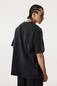 T-shirt surdimensionné pour homme en coton 100% de 285 g/m², col rond, uni, épaules tombantes, personnalisable - Product Image 5