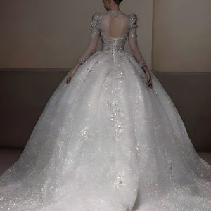 ชุดเดรสเจ้าหญิงแสนหวานผ้าปะลายดอกไม้แสนหวานสำหรับเจ้าหญิง LSHT034แจนเซมเบอร์ - Product Image 2