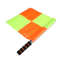 Impression de logo personnalisé équipement sportif de football ballon de football arbitre signal prop dafang ge juge drapeau