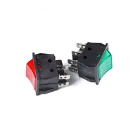 KCD4 Interrupteur à bascule 30A 250VAC 4Pin 6Pin ON-OFF Bateau Type Bateau Interrupteur à bouton-poussoir avec voyant LED